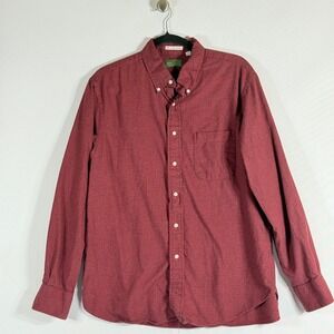 Family Britches Men Large Shirt Red Checker Flannel Cabin Soft Luxe Lumberjack